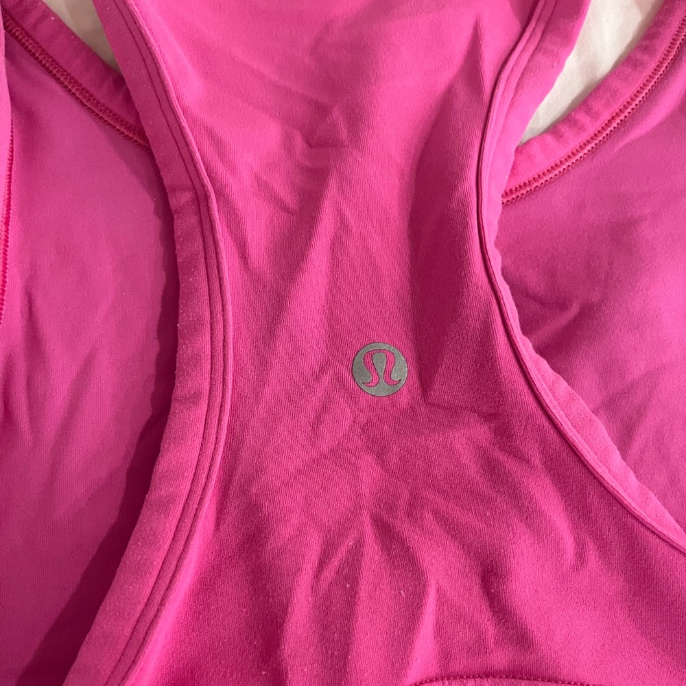Lululemon Sonic pink tank top